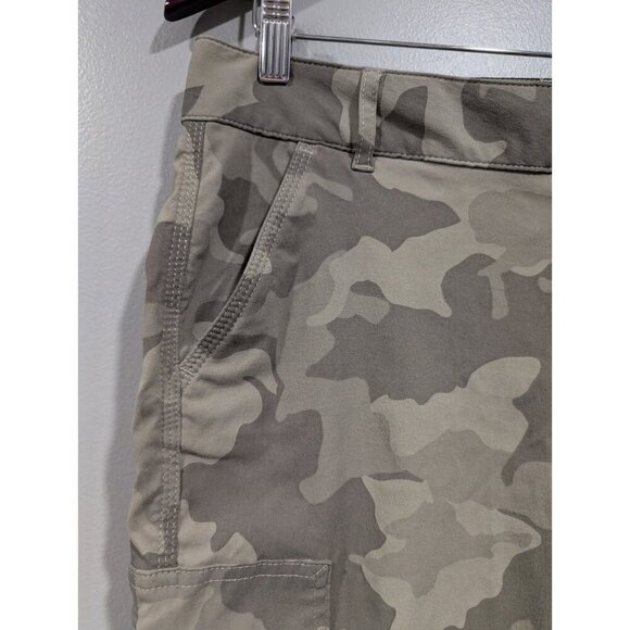 Prana Sky Canyon Jogger Pant Women’s Camo Hiking Outdoors Green Size 8 Nylon - Picture 13 of 16